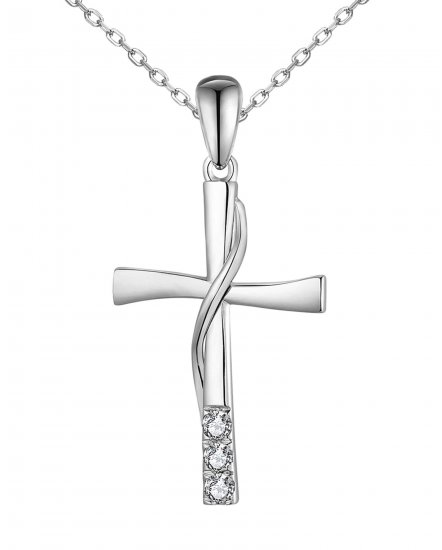 CROSS DIAMOND PENDANT (TP2948)